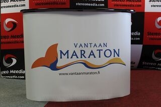 Iso mainospöytä Vantaa Maraton