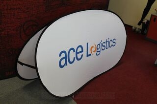 Soft banneri 200x100cm Ace Logistics