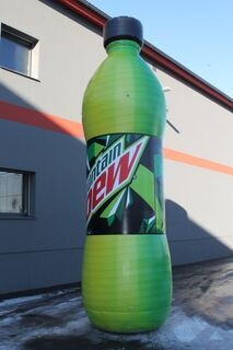 Mountain Dew advertising bottle 5m